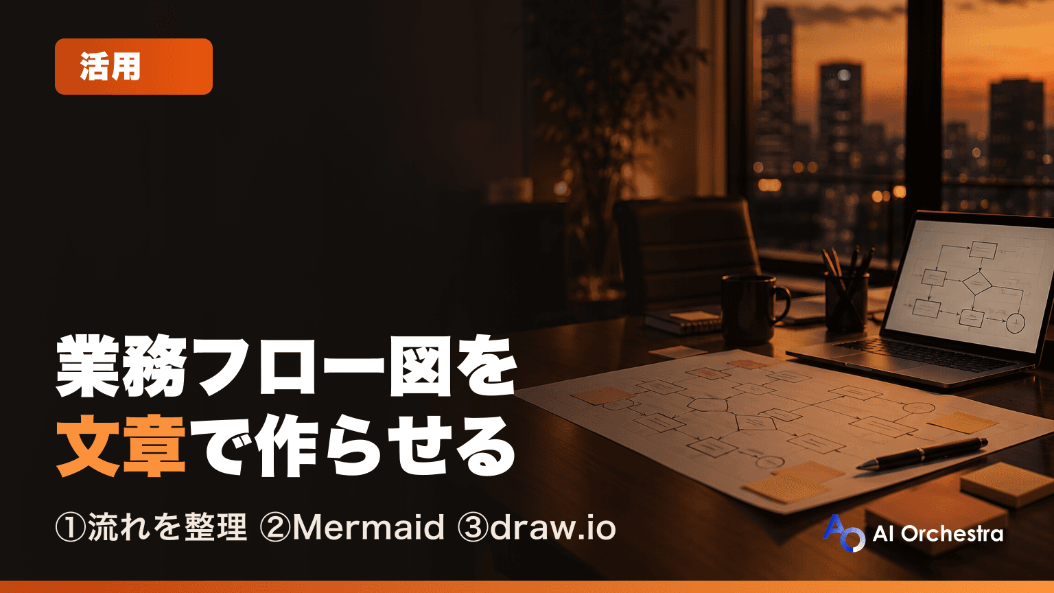 Claude Codeで業務フロー図を作成する — Mermaid・draw.ioの使い分け
