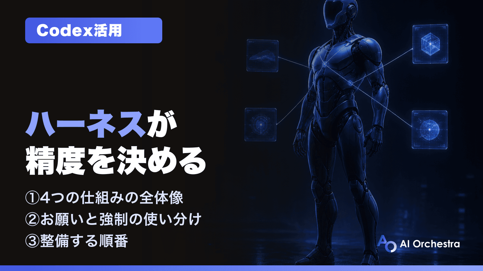 Codexのハーネスとは?AGENTS.md・Skills・サブエージェント・Hooksの4点セットを解説