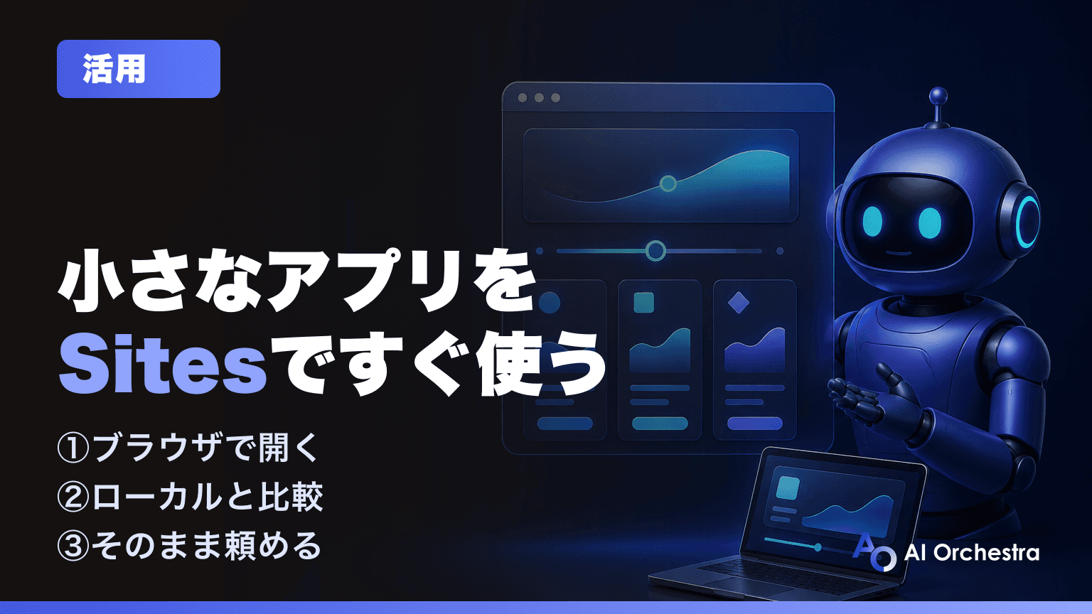 Codexで作ったアプリをすぐ開く — ChatGPTのSites活用